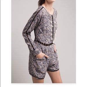 NWOT Anthropologie Ranna Gill Hettie Lace Romper